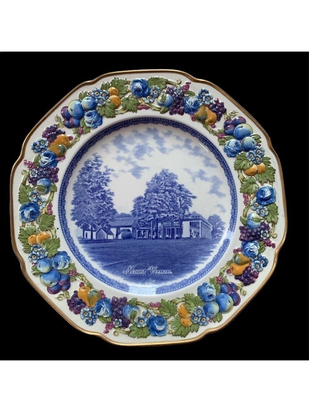 Crown Ducal George Washington Memorial Plate